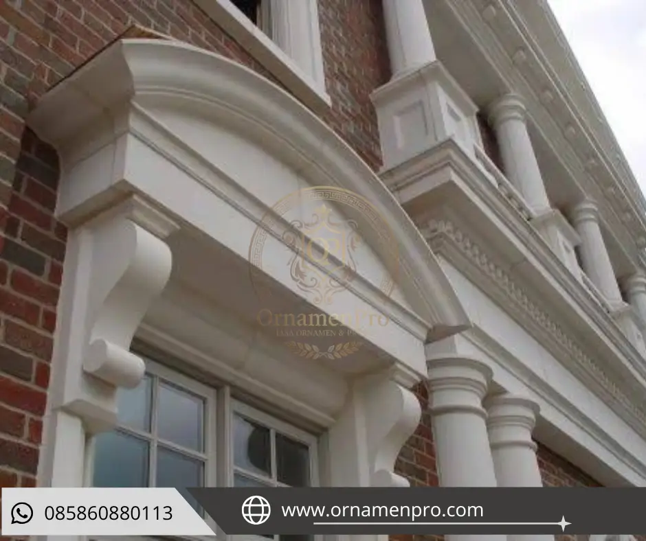 Desain profil beton rumah klasik di Sukabumi