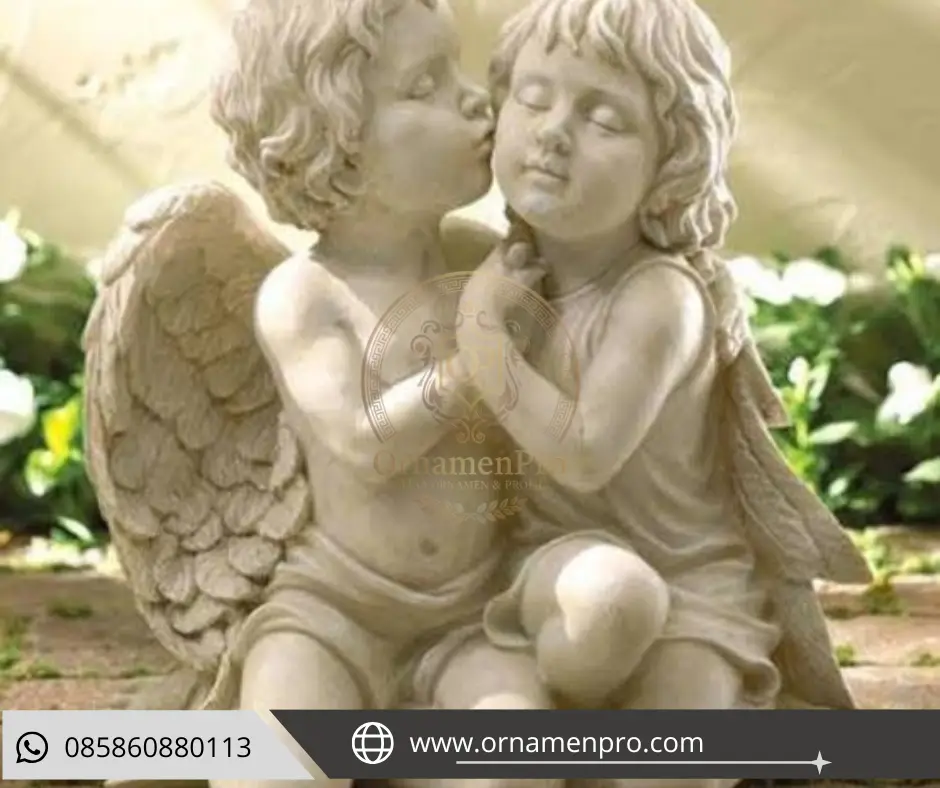 Patung kecil gaya Eropa untuk dekorasi eksterior