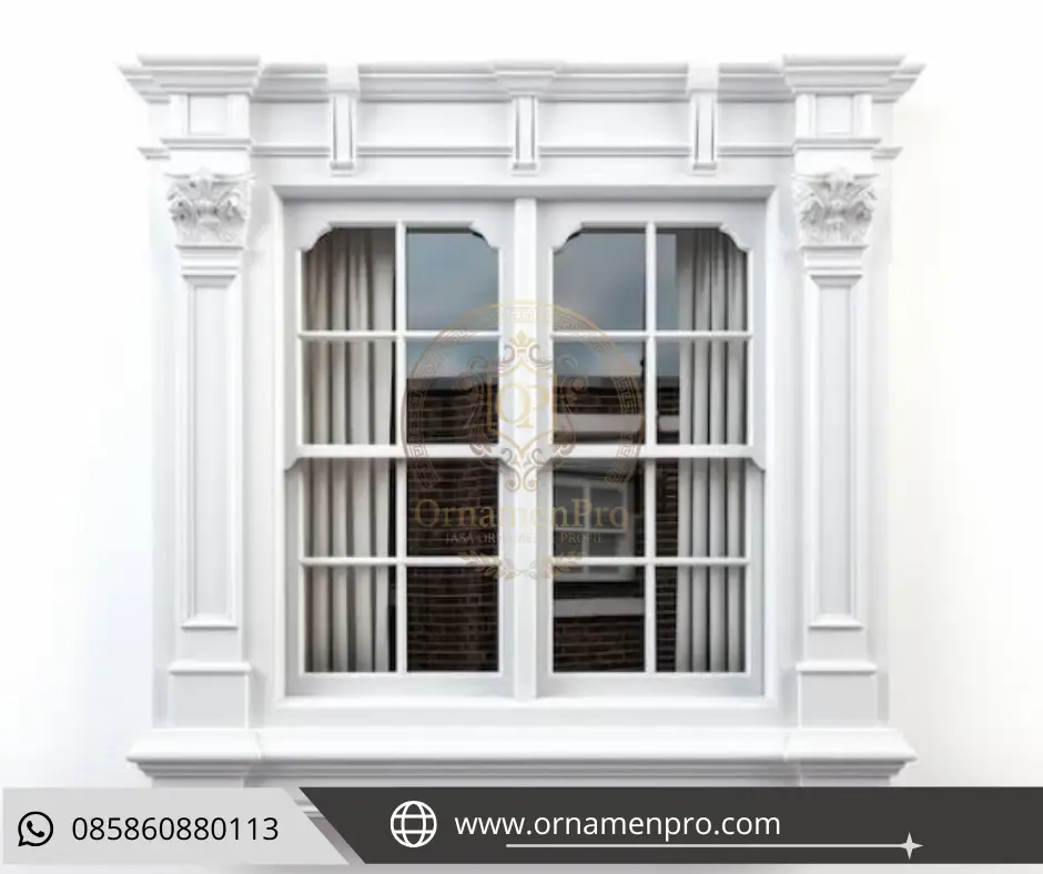 Rumah mewah hasil pengerjaan ornamen dan profil beton oleh OrnamenPro