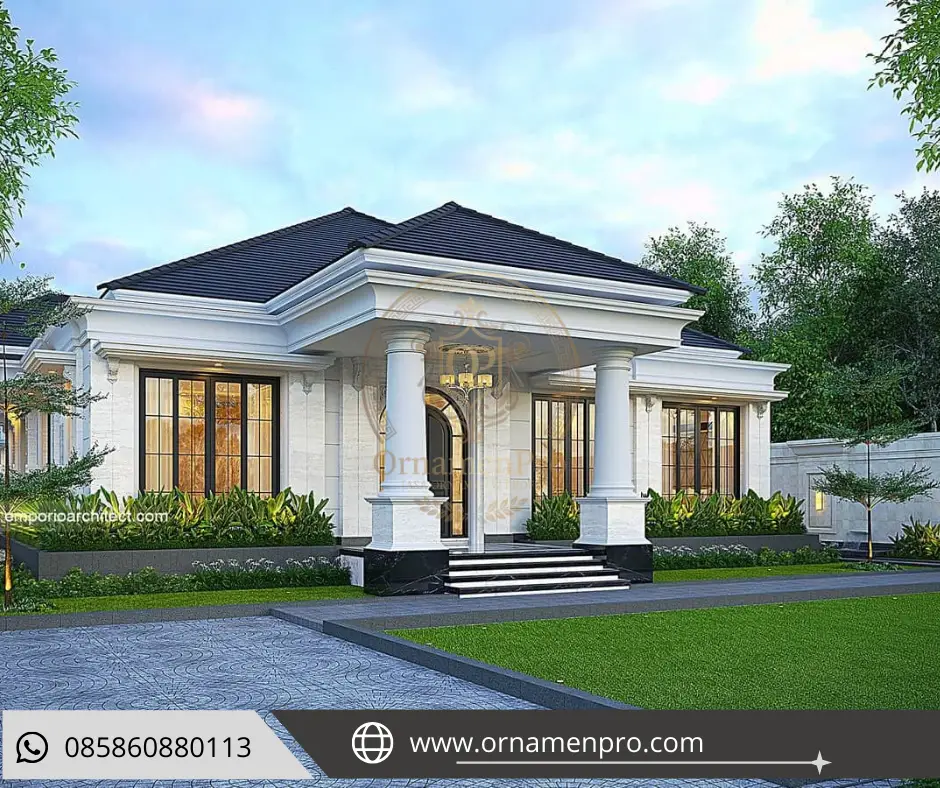 Tim OrnamenPro mengerjakan detail profil beton dengan presisi tinggi
